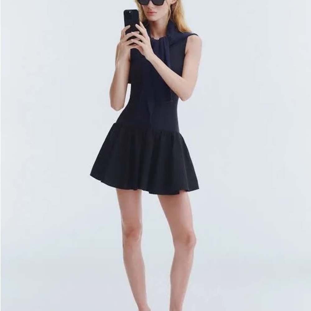 Women’s Aritzia Black Ruffle Dress